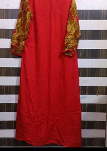 Jacket Style Long Dresss (New Without Tag)