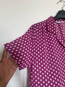 Polka casual shirt 🌸