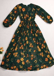 Floral Print Long Dress