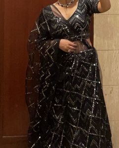 Black Colour Lehenga