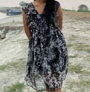 Floral Ruffle Dress