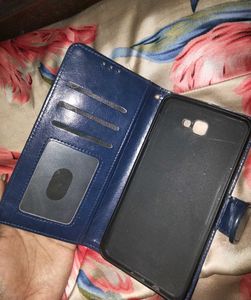 Flip Cover Samsung Galaxy J7 Prime Blue Colour