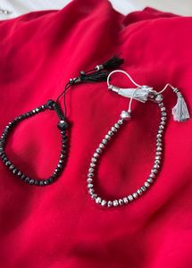 Shiney Stone Bracelet- Set Of Two