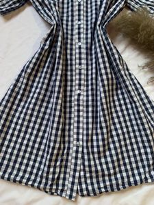 Cut Shoulder Shirt Cum Dress