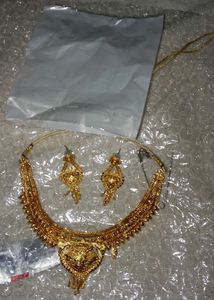 Gold Plated Indian Earrings
