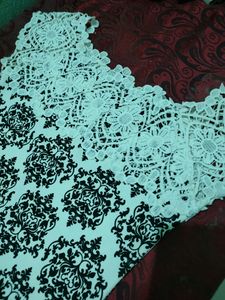 Beautiful Black And White Short Dress