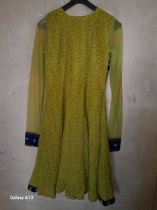 Elegant Embroidered Anarkali Dress