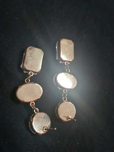 Sparkling Gemstone Drop Earrings