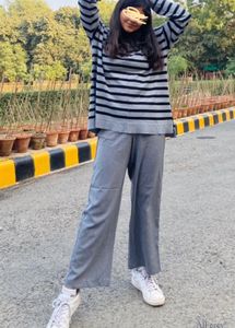 Oversized Drop-shoulder Pullover