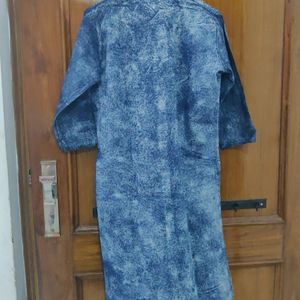 Denim kurti for women size is 42 as shown in image