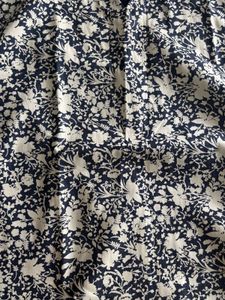 Floral Print Tunic Dress With Mandarin Collar