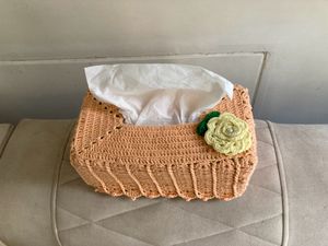 Crochet Tissue Box Cover.