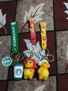 3 Keychains