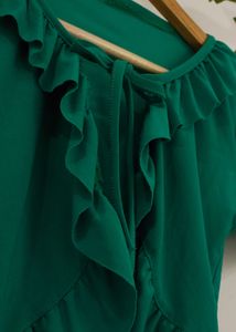 Ruffled Bolero Shrug