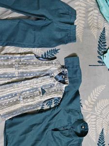 Ethnic kurta pant with waistcoat