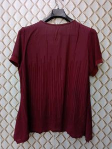 New With Tag Korean Maroon Blouson