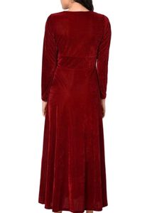 Elegant Velvet Maxi Dress