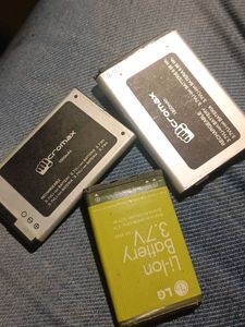 Mixed Phone Batteries - LG & Micromax