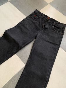 Hugo Boss Straight Fit Charcoal Color Jeans