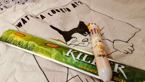 Used Bag ..And A New Incense Stick With Free Pen