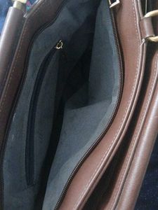 Stylish Brown Handbag- Brand  is Shree Leathers