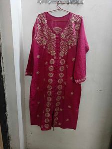 Elegant Embroidered Kurta