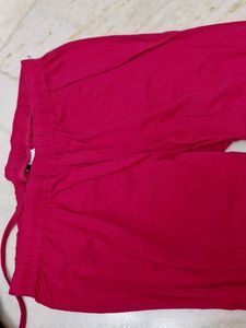 Pink Drawstring Pants