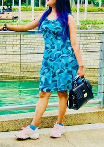Max Fashion Cute blue Dress💙🩵