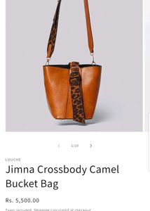 Jimna Cheetah Bucket Bag