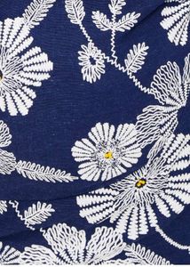 Floral Embroidered Crop Top