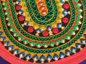 Embroidered Crossbody Bag