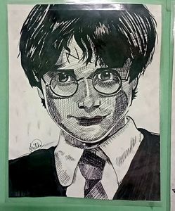 HARRY POTTER POSTER LAMINATED  HANDMADE