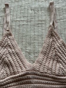 Beach Wear Knitted Crop Top
