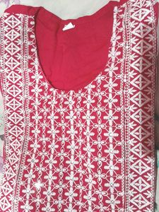 Rose Pink Kurta With Mirrors💖