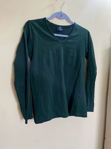 Green Olive Full Sleeve Tshirt