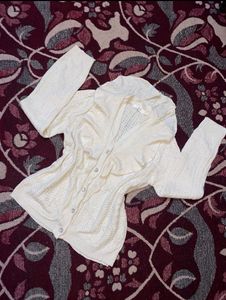 Korean Inspired Cream Pullover