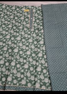 Mix Cotton Suit With Duptta