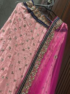 Elegant Pink Lehenga Choli Set