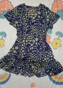 Floral Print Mini Dress