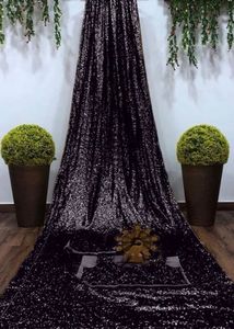 Elegant Black Sequin Saree