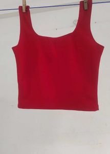 Red Cropped Top & Trouser