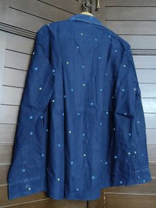 Spykar Men Blue Printed Casual Shirt