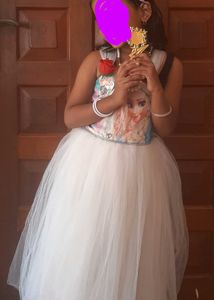 Beautiful White Net Dress