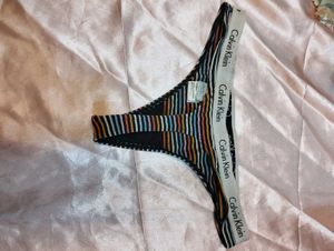 Calvin Klein Striped Thong💥