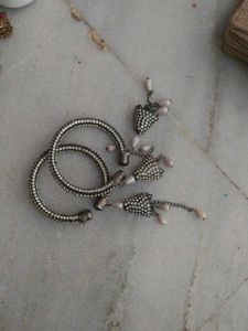 2 Bracelets With Oen Bangle Freebie