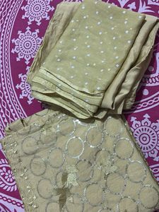 green kurta set