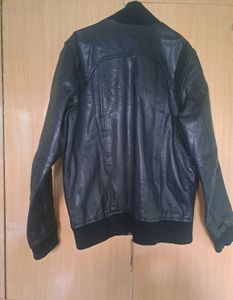 Original Jack &amp; Jones Leather Jacket brand L size