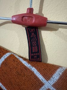 Stylish Brown Plaid Top