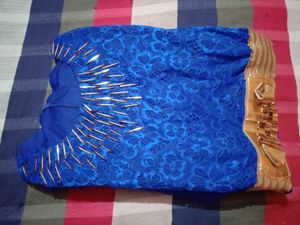 Elegant Blue Maxi Dress
