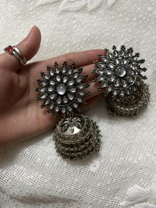 Oxidised Silver Earrings